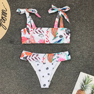 Bandage Bikinis Mujer Swimwear Women Swimsuits