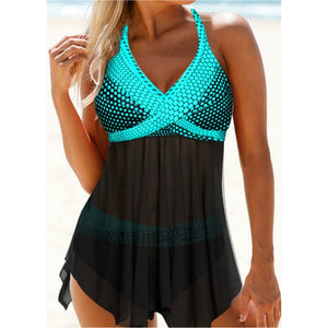 One Piece baby doll Dress Swimsuit