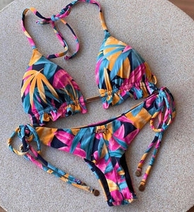 New Swimwear  Bikinis Set Push up Bathing Suit
