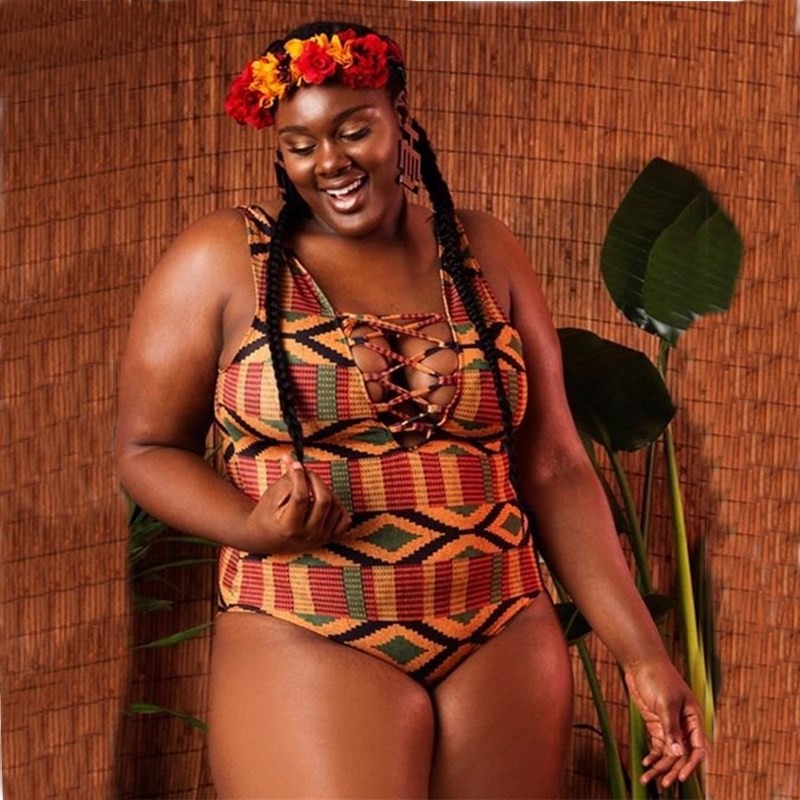 Plus size One Piece Swimsuit