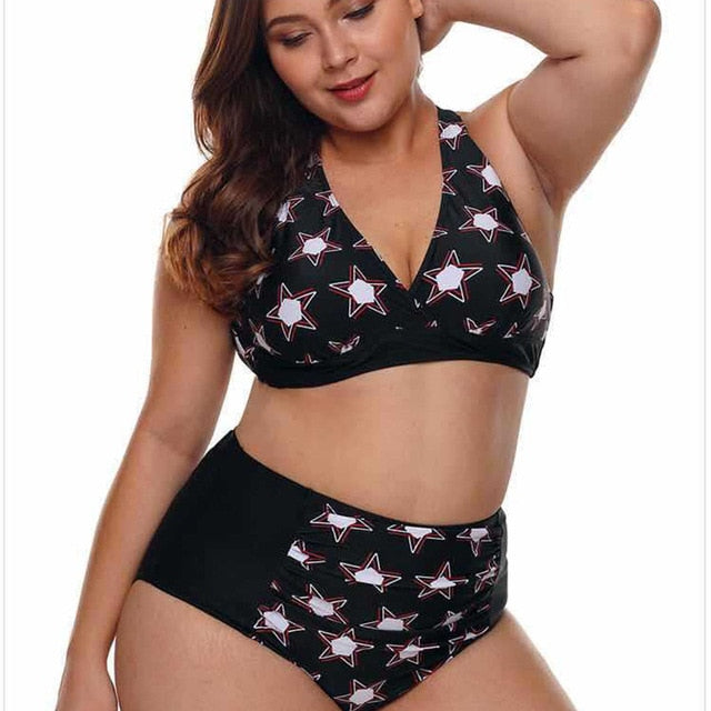 Plus Size 2 Piece Set Swimwear