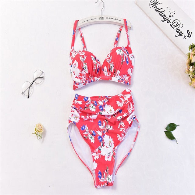 Plus Size 2 Piece Set Swimwear