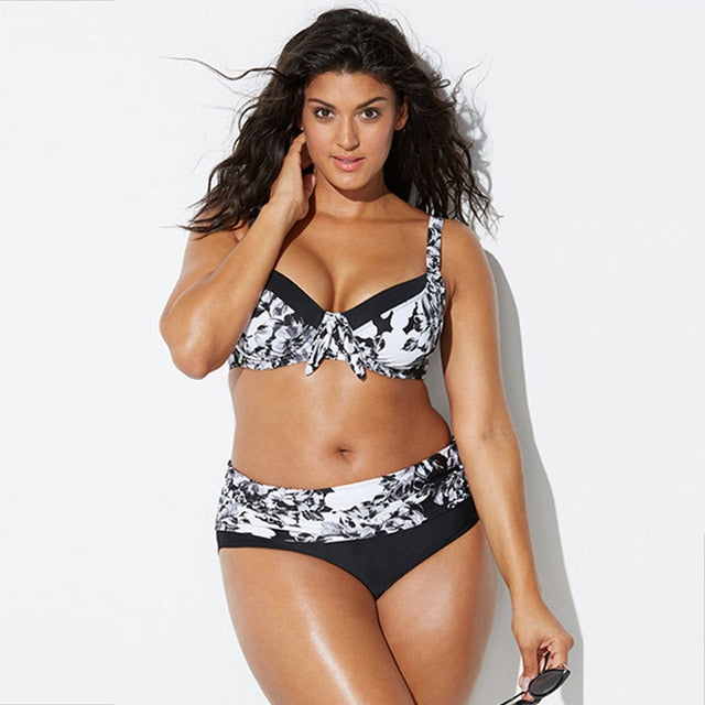 Plus Size 2 Piece Set Swimwear