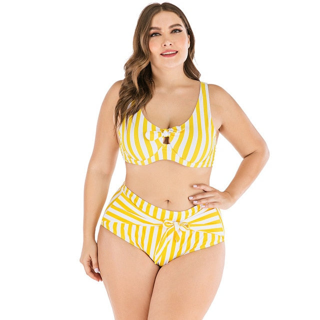 Plus Size 2 Piece Set Swimwear