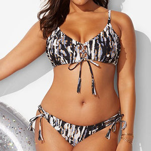 Plus Size 2 Piece Set Swimwear