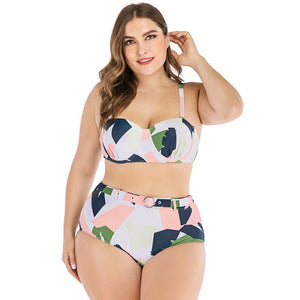 Plus Size 2 Piece Set Swimwear