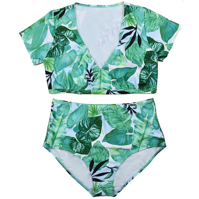 Floral Print Swimsuit up to 5x