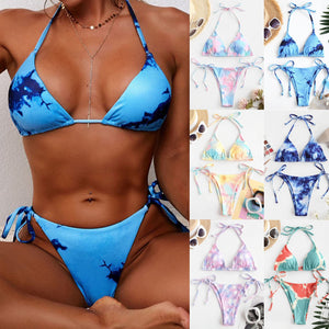 2 Piece Tie-Died Bikini set Multiple Colors