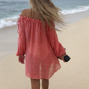 Off Shoulder  Bikini Cover Up