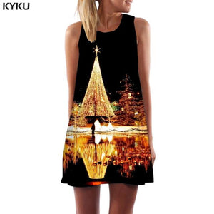 Harajuku 3d Print  Vintage Sleeveless Tunic