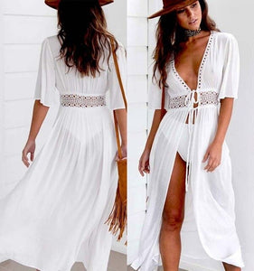 Women Plus Size Long Maxi  Beach Cover Up