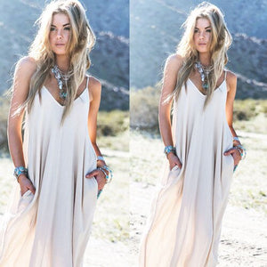 Vintage Chiffon Ethnic Hippie Boho Asymmetric Maxi Dress