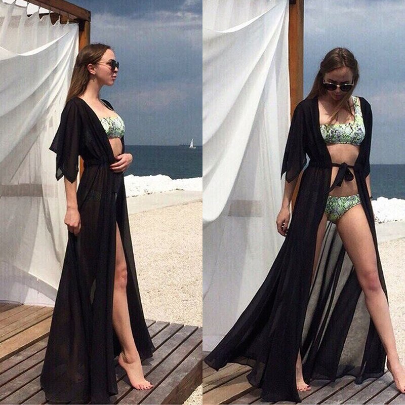 Sexy  Long Maxi Kimono Cover Ups Cardigan