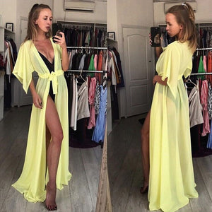 Sexy  Long Maxi Kimono Cover Ups Cardigan