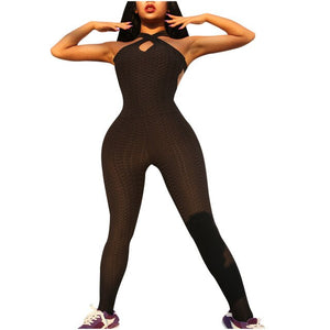 Criss-cross Vest One Piece Yoga Suit