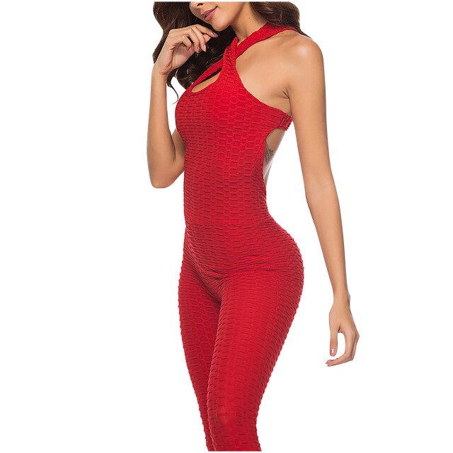 Criss-cross Vest One Piece Yoga Suit